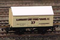photo of Llanharry number 37 covered wagon